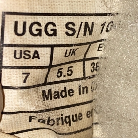 Ansley Charm UGG Moccasin Slippers Sz 7 - Picture 13 of 13